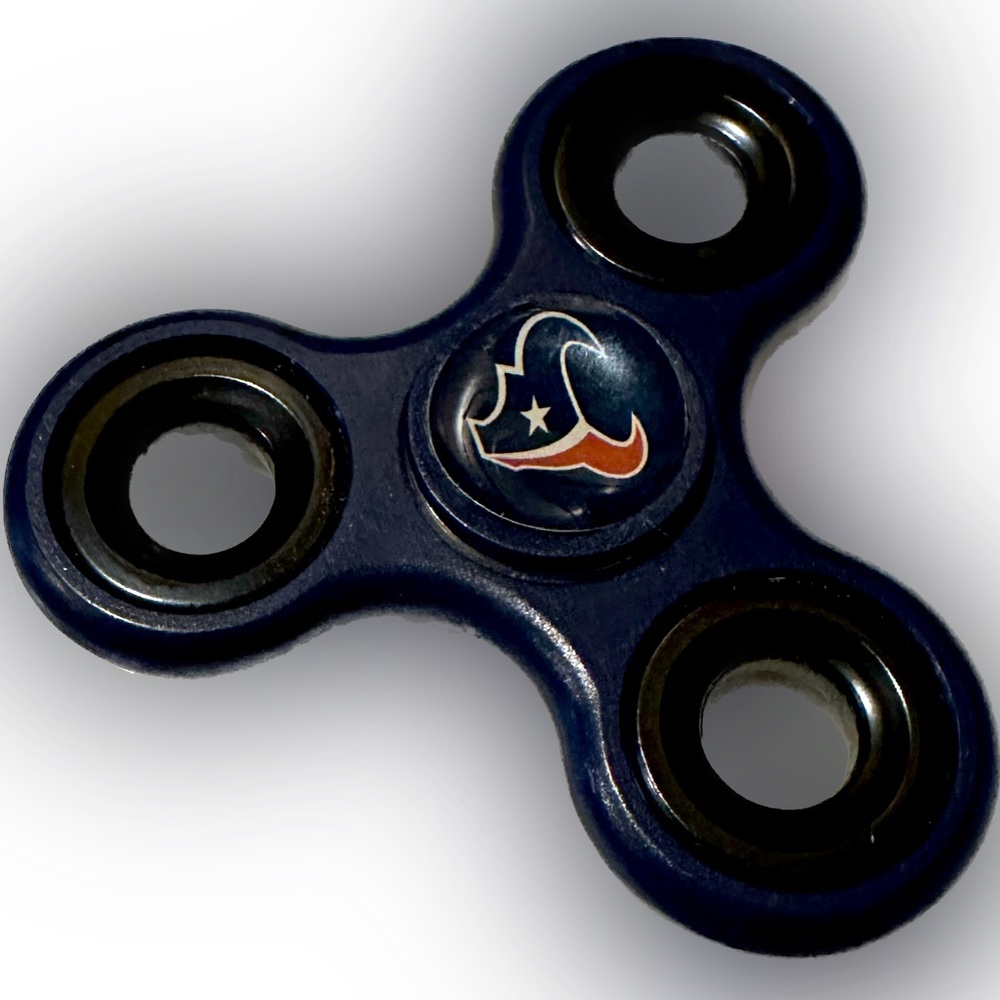 Houston Texans Diztracto Spinner Team Logo 3-way Toy Stress Fidget Hand Finger